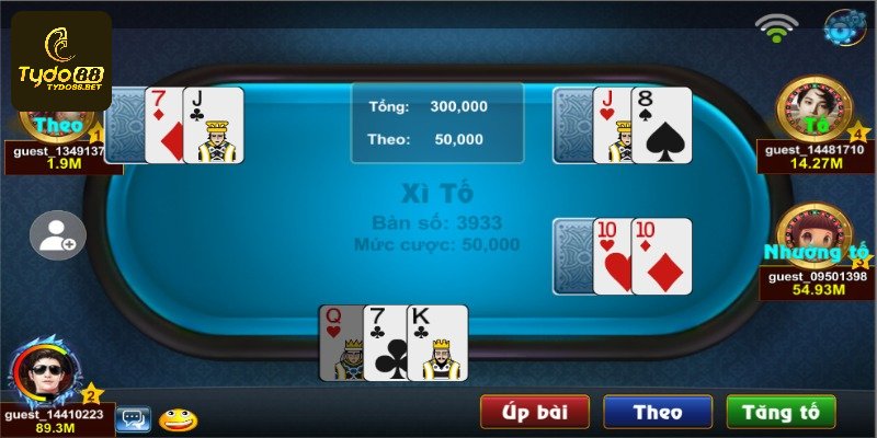 Cách chơi poker 5 lá