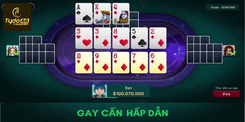 Giới thiệu về sảnh game bài mậu binh Tydo88