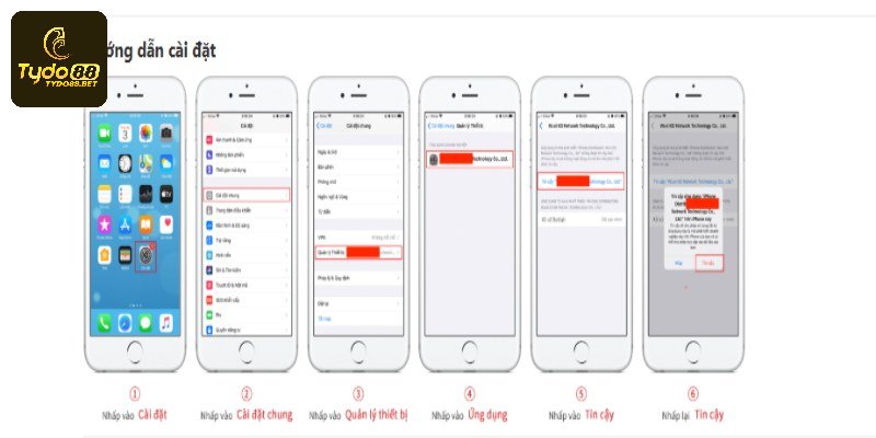 Hướng dẫn tải Tydo88 trên Android