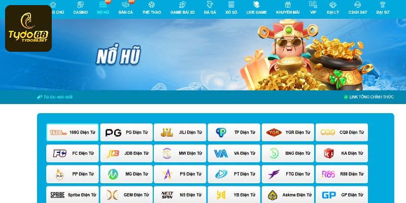 Liên kết với nhiều đối tác, mang đến nhiều sảnh game
