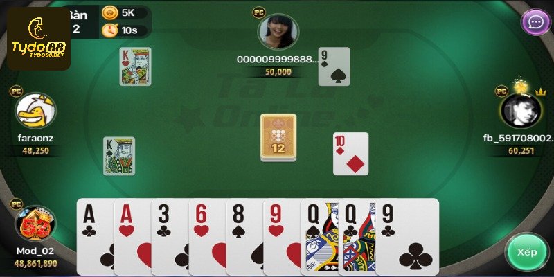 Sức hút mạnh mẽ của sảnh game phỏm Tydo88